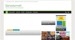 Desktop Screenshot of darussunnah.or.id
