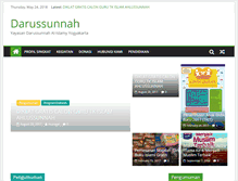 Tablet Screenshot of darussunnah.or.id